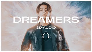 Jungkook - Dreamers (FIFA World Cup 2022 Official Soundtrack) [8D AUDIO] 🎧USE HEADPHONES🎧