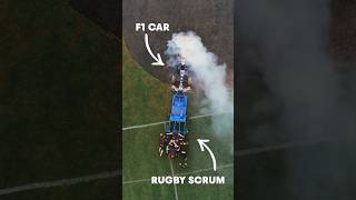 F1 Car VS Rugby Scrum