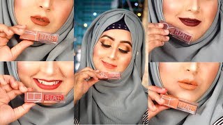 PUDAIER matte lip gloss Swatches ft. Uptown Girl | Subrina Tithi