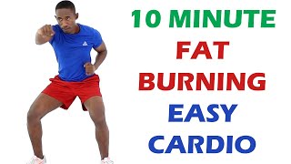 10 Minute Fat Burning Easy Cardio Workout/ Morning Cardio Circuit