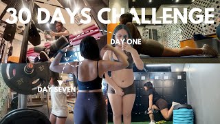 body transformation: working out EVERYDAY for 30 days (week one)