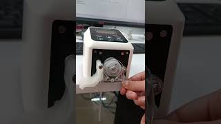 How do you install the tube for BQ80S peristaltic pump?