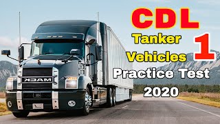 CDL TANKER VEHICLES ENDORSEMENT TEST (QUESTIONS AND ANSWERS STUDY GUIDE)