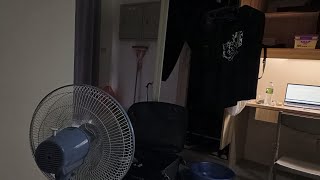 知名實況主使用室友的電風扇吹乾衣服