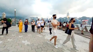 Tsim sha tsui Promenade Hong Kong 4k Walking Tour🇭🇰