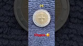 Rare 2€ Chypre 2018 #collection #funny #2euro #rare #youtubeshorts #fvp #youtube #chypre #youtube