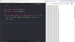 PHP Tutorial - 16 - For Loop using HTML Form