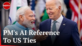 PM Modi's AI Reference In US Congress: "America And India"