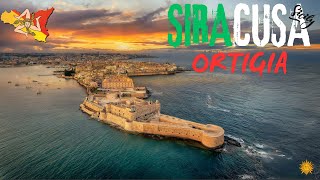 Ortigia, Syracuse Part2: Historic Castle, Coastline \u0026 Charming Street at Sunset! Stay Veni Vidi Walk