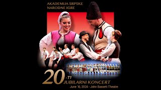 20th Anniversary Concert - Academy of Serbian Folk Dancing