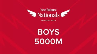 Boys 5000m - New Balance Nationals Indoor 2023