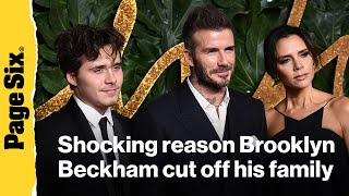 The shocking reason Brooklyn Beckham allegedly cut off David, Victoria, and brother Cruz