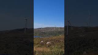 Wind park in #Fitjar in western Norway #greenenergy #windpark