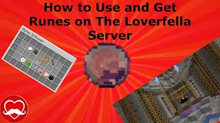 How to use and get runes on the loverfella server