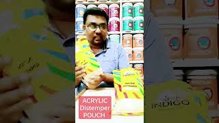 ACRYLIC DISTEMPER POUCH ki knowledge... #ashishknowledgewala