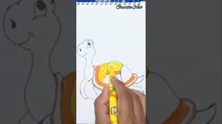 #shorts #turtledrawing |TURTLE DRAWING EASY | | TURTLE DRAW|