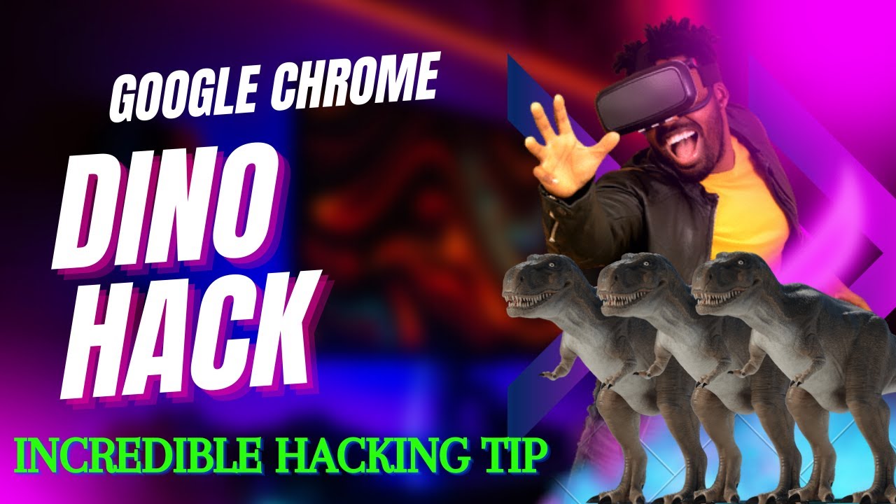 Chrome Dino Hacking Tip | Computer Tip | Offline Game | Google Chrome ...