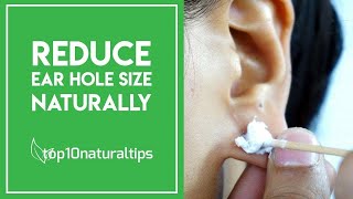 How to reduce ear hole size naturally at home with toothpaste! [Guaranteed Result within a week]