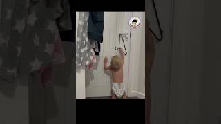 Hero with hanger!😂#shorts #GeniusKids #DoorDashChallenge #TinyHero #AdorableAchievement #Cute #funny