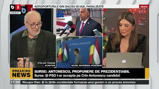 POLITICA ZILEI.V.ORBAN PRIMIT DE CIOLACU LA GUVERN/ SURSE:CRIN ANTONESCU,PROPUNERE DE PREZIDENȚIABIL