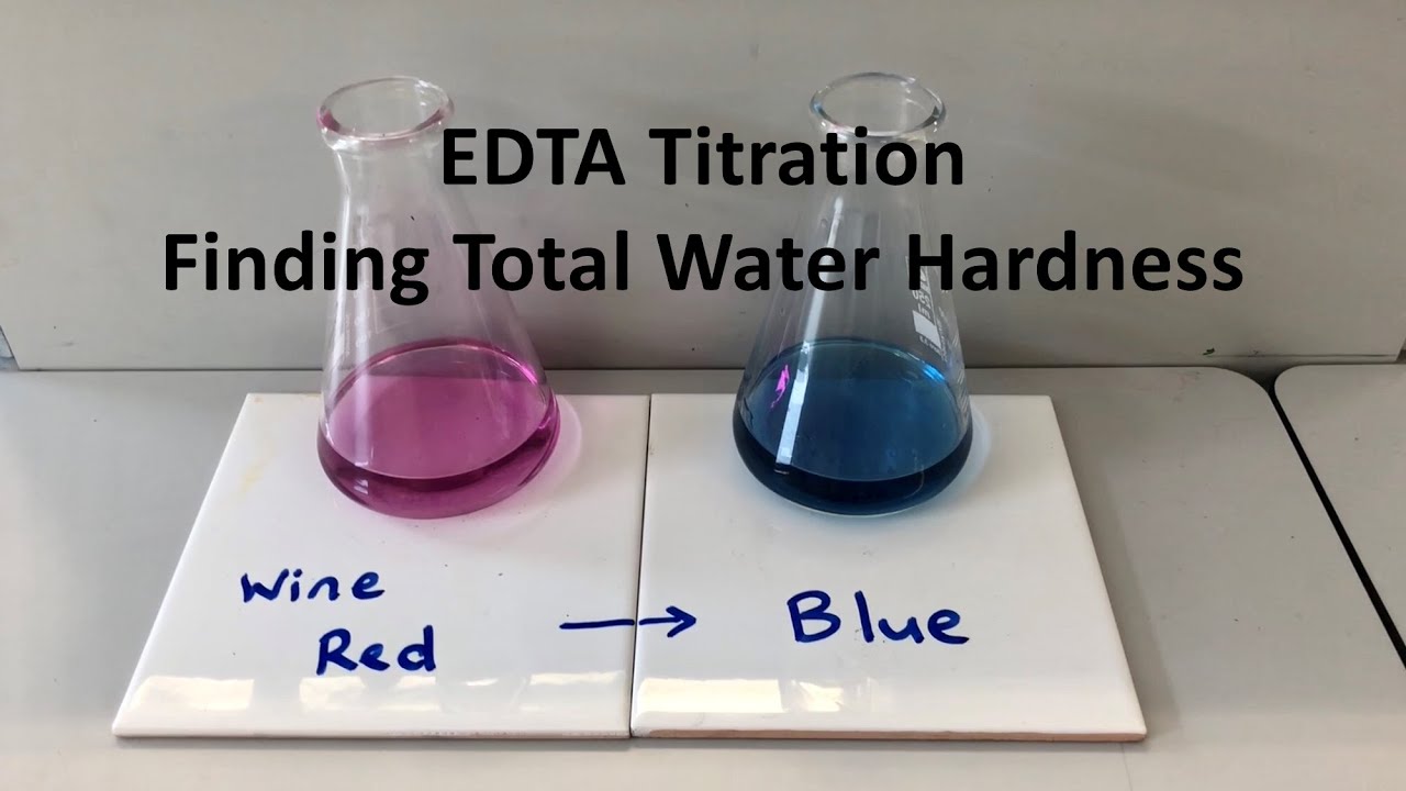 Total Water Hardness Using EDTA Titration - YouTube