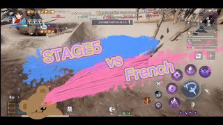 【ドラブラ】全鯖サークル戦 STAGE5 vs French 3戦目 3/4【コードドラゴンブラッド】