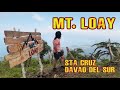 MT LOAY | UPHILL CLIMB | DAYHIKE AT STA CRUZ DAVAO DEL SUR.