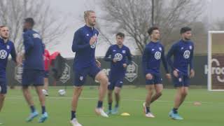 Training session   The USMNT faces Mexico in World Qualifier