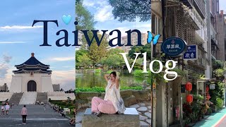 [ 🇹🇼대만 여행 Vlog EP1. ] 머리 깨져도 갔더니 더위 먹고 왔네.. | 대만 지원금 당첨? |시먼딩| 아종면선 |국립 중정 기념당 |스린 야시장