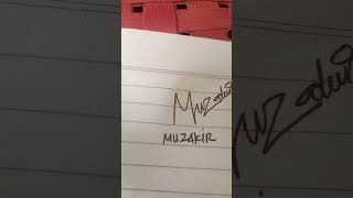 MUZAKIR signature@shorts