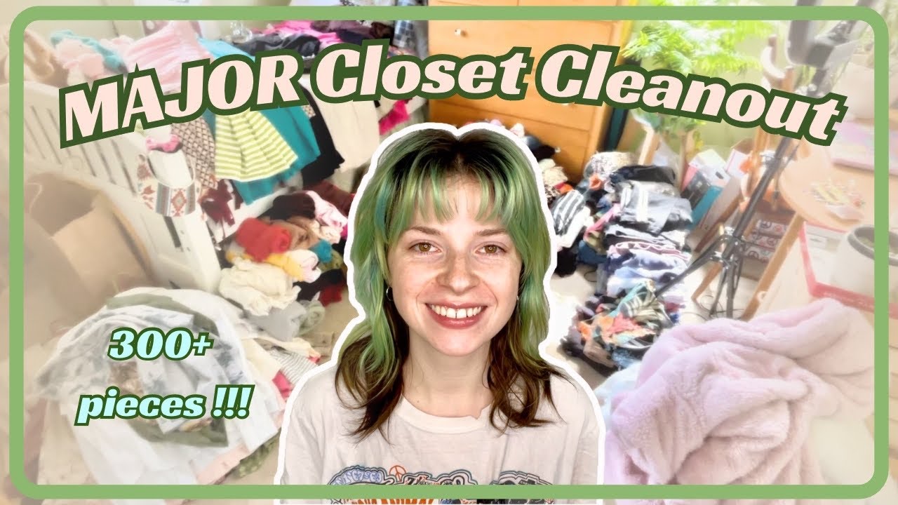 Major Closet Clean Out Try On Overconsumption Decluttering Youtube