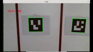 Distance between 2 aruco markers from drone with Opencv
