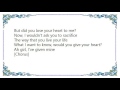 Bob Welch - Lose My Heart Lyrics