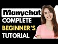 ManyChat Tutorial For Beginners 2024 | How To Use ManyChat