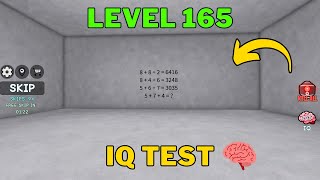 How To Solve Roblox IQ Test Level 165 | IQ Test 🧠 Floor 165 Answer