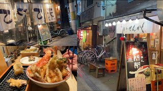 【仙台グルメ】国分町で〆巡り『天丼』と『豚骨ラーメン』を爆食