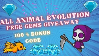 🔥 All Animal Evolution + Free Gems Giveaway 🎁 | 100% Working Bonus Code | EvoWorld.io