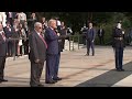 trump visits arlington cemetery on 3rd anniversary of afghanistan attack