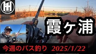 バス釣り今週の霞ヶ浦！与田浦、前川、神之池、流入河川2025年1月22日