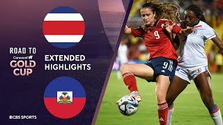 Costa Rica vs. Haiti: Extended Highlights | CONCACAF W Gold Cup I CBS Sports Attacking Third