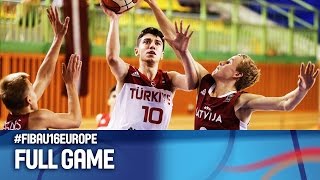 Turkey v Latvia - Full Game - R 16 - FIBA U16 European Championship 2016