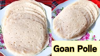 Goan Polle | No Fermentation | Kailoreo | Rice And Coconut Crepes | Breakfast Recipe