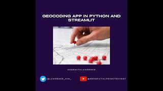 Geocoding app in Python and Streamlit
