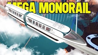 I Built a Sky High Monorail - Planet Coaster