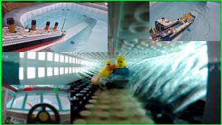 LEGO BOAT LAUNCHES FILMED FROM INSIDE!!