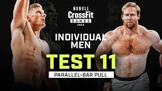Parallel-Bar Pull — Men's Test 11 — 2023 NOBULL CrossFit Games