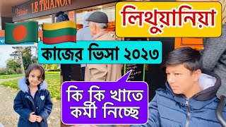 লিথুয়ানিয়া কাজের ভিসা ২০২৩ | Lithuania Work Permit Visa 2023 | Lithuania Visa 2023 Tourist visa