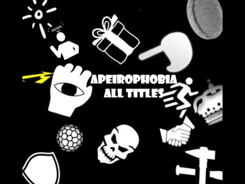 How To Get All of The Titles In Apeirophobia! (Roblox