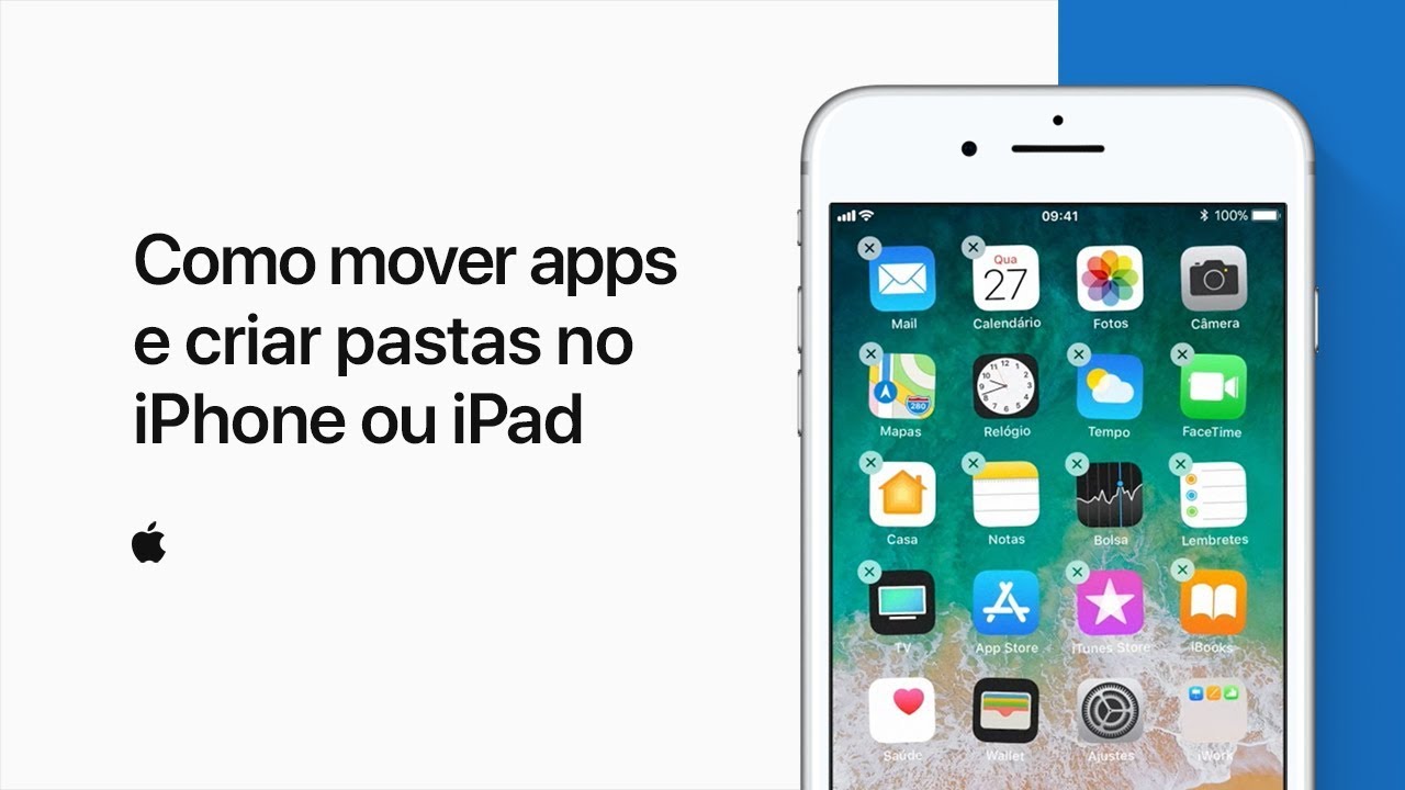 Como Mover Apps E Criar Pastas No IPhone Ou IPad – Suporte Da Apple ...