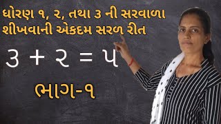 ધોરણ ૧,૨ તથા 3 સરવાળા શીખવાની એકદમ સરળ રીત | ગણિત| sarvala | Badbaki | M.K Academic |Maths| Gujarati